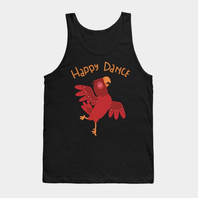 Happy Dance, parrot dancing Tank Top by marina63